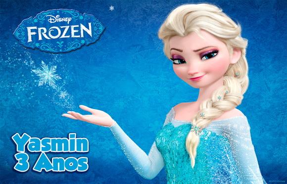 Jogo Americano Personalizado - Frozen