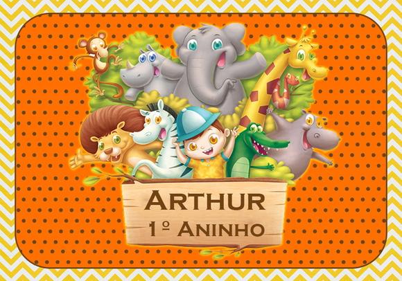 Jogo Americano Personalizado - Safari