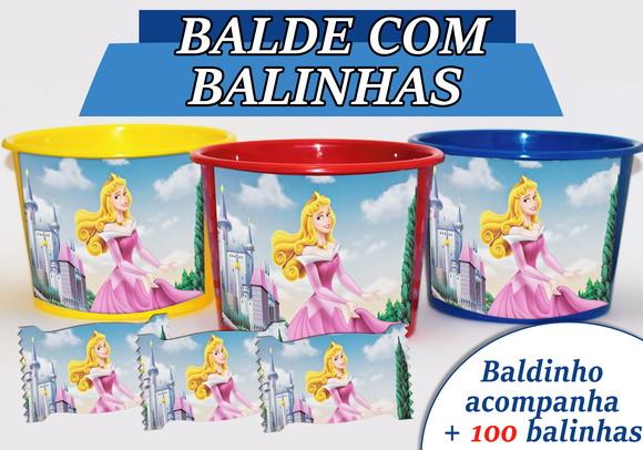 Kit Baldinho + Cento de Balas - Bela Adormecida