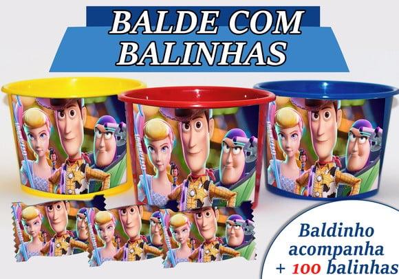 Kit Baldinho + Cento de Balas - Toy Story