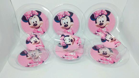 Kit Copo e Pratinho Acrílico - Minnie