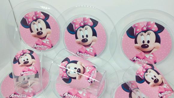 Kit Copo e Pratinho Acrílico - Minnie