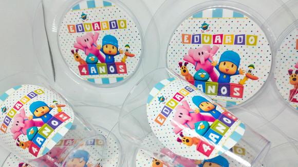 Kit Copo e Pratinho Acrílico - Pocoyo