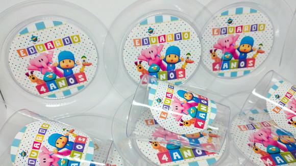 Kit Copo e Pratinho Acrílico - Pocoyo