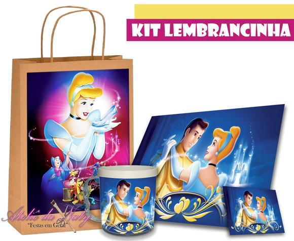 Kit Lembrancinha - Cinderella