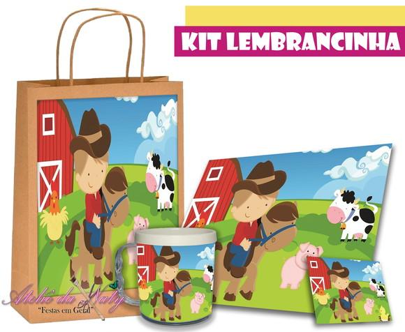 Kit Lembrancinha - Fazendinha