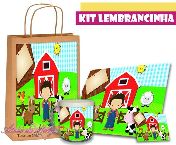 Kit Lembrancinha - Fazendinha