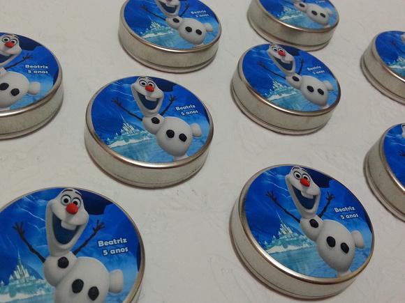 Latinhas - Olaf Frozen