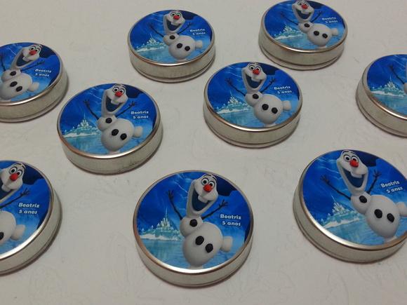Latinhas - Olaf Frozen