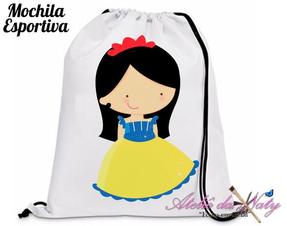 Mochila Esportiva - Branca de Neve