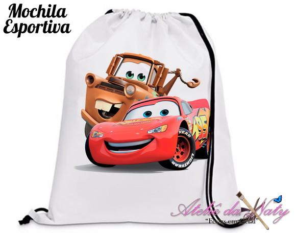 Mochila Esportiva - Carros