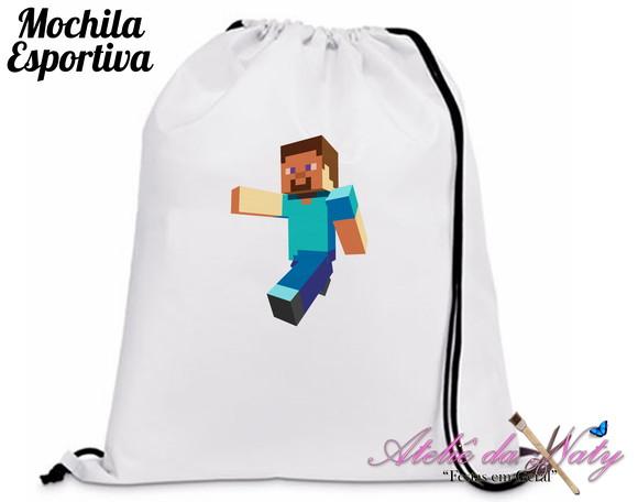 Mochila Esportiva - Minecraft