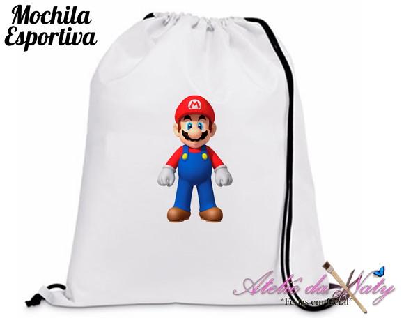Mochila Esportiva - Mario Bros