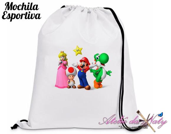 Mochila Esportiva - Mario Bros