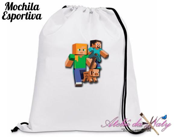 Mochila Esportiva - Minecraft