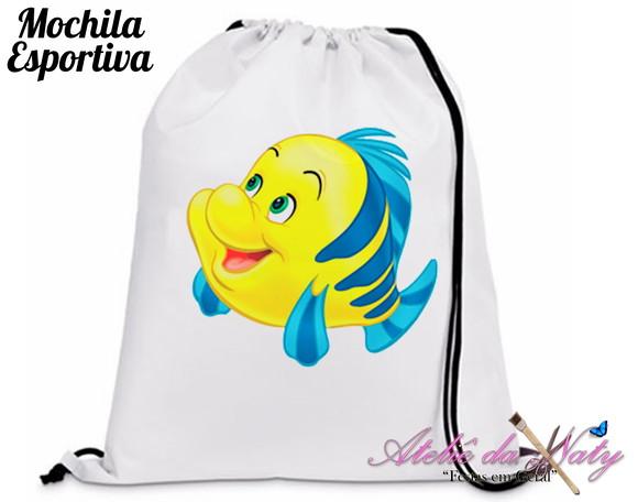Mochila Esportiva - Pequena Sereia
