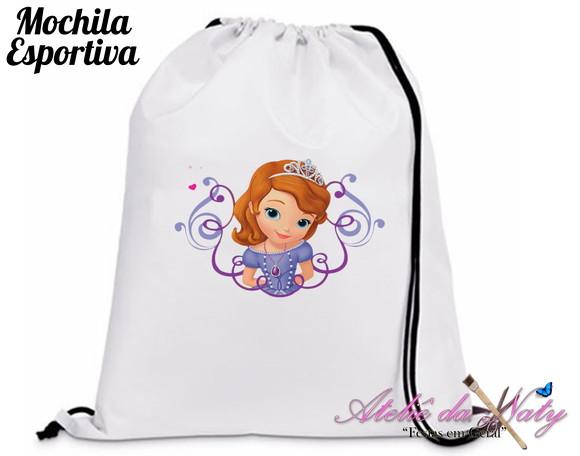 Mochila Esportiva - Princesa Sofia