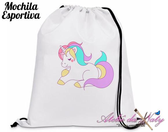 Mochila Esportiva - Unicórnio