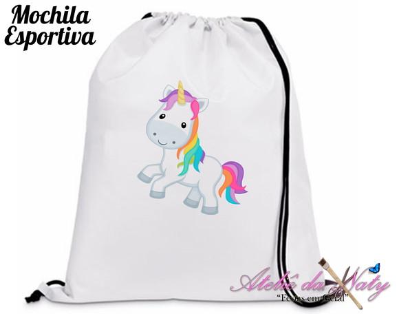 Mochila Esportiva - Unicórnio