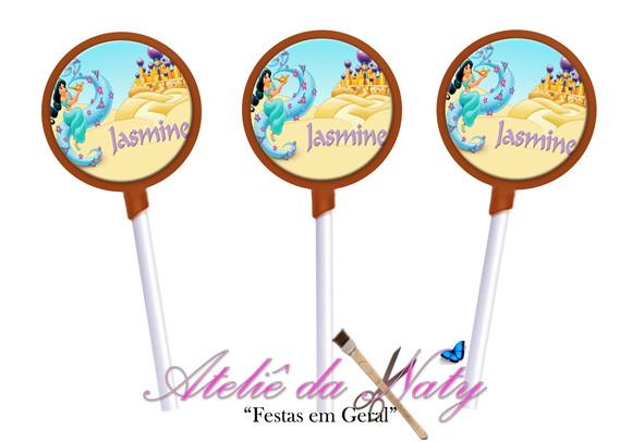 Pirulito de chocolate - Jasmine