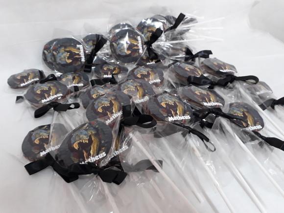 Pirulito de Chocolate - Jurassic World