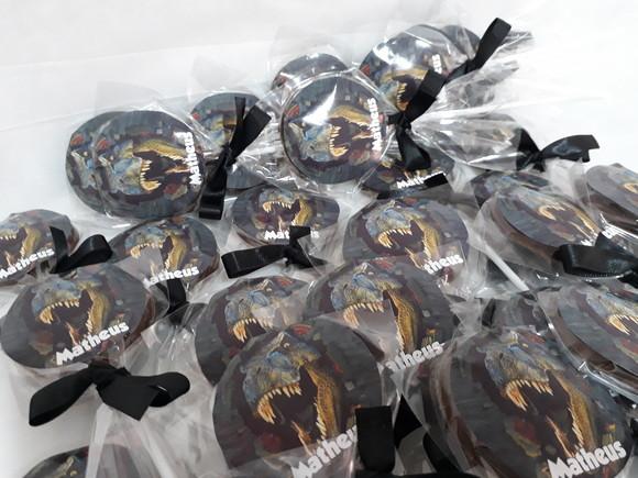 Pirulito de Chocolate - Jurassic World