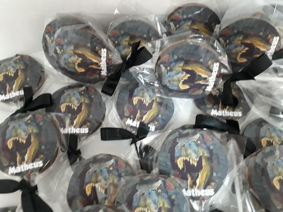 Pirulito de Chocolate - Jurassic World