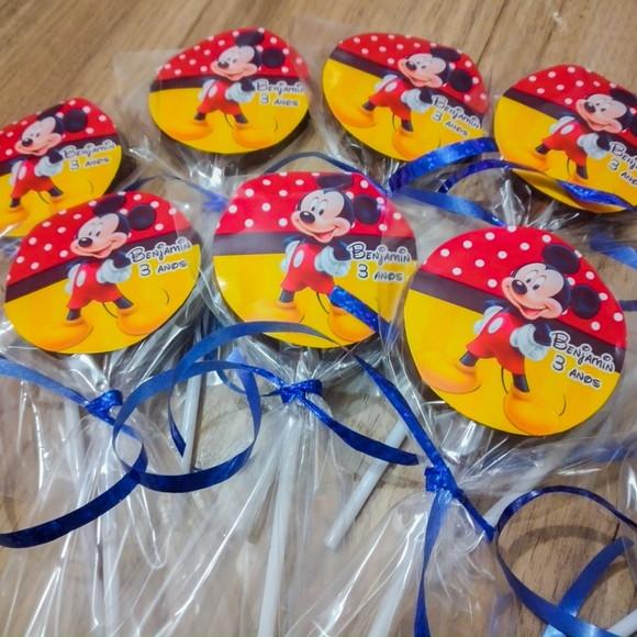 Pirulito De Chocolate - Mickey