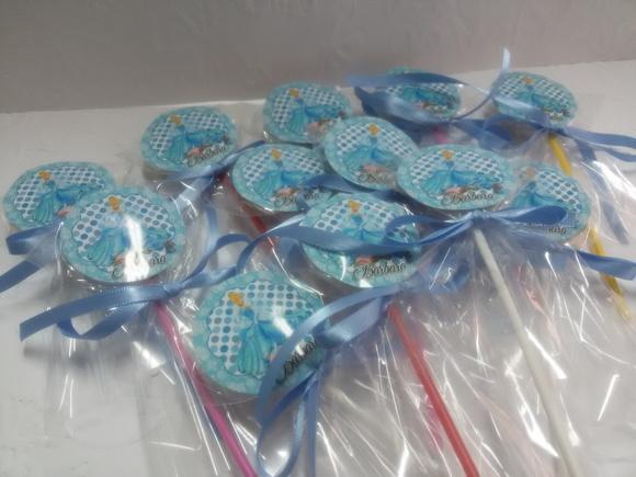 Pirulito personalizado - Cinderela