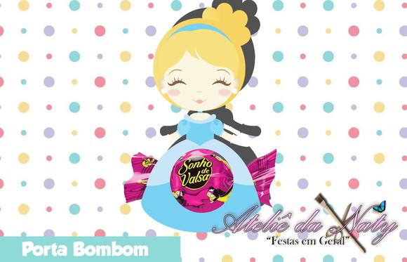 Porta Bombom - Cinderela