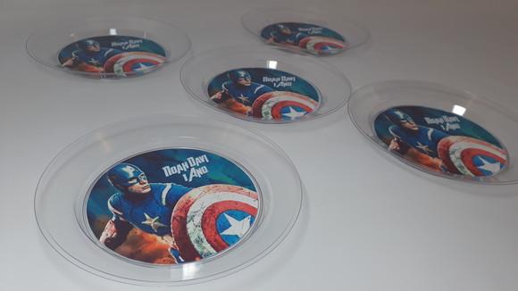 Pratinho para Festas - Capitão Marvel