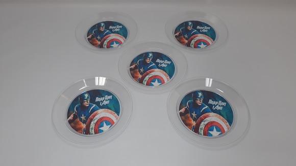 Pratinho para Festas - Capitão Marvel
