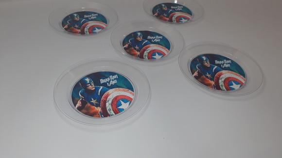 Pratinho para Festas - Capitão Marvel