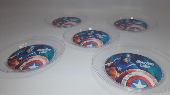 Pratinho para Festas - Capitão Marvel