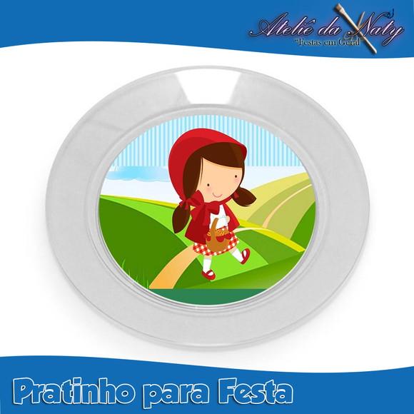 Pratinho para Festas - Chapéuzinho Vermelho