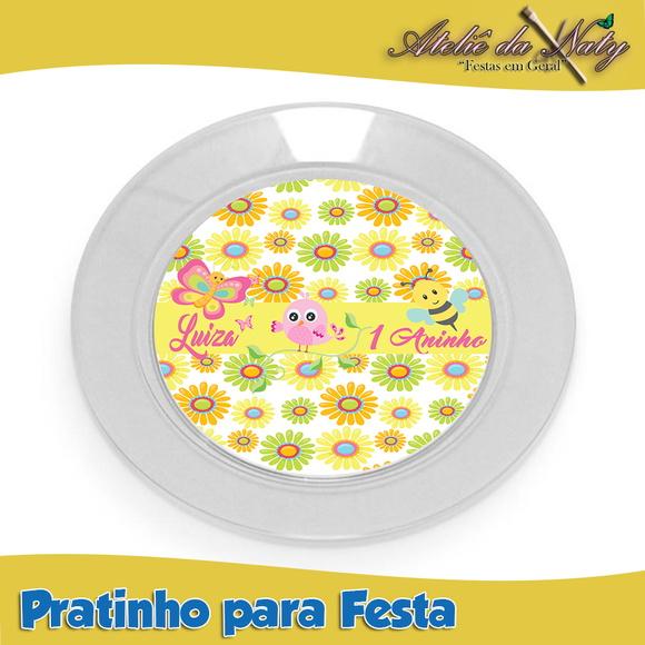 Pratinho para Festas - Jardim Encantado 21cm