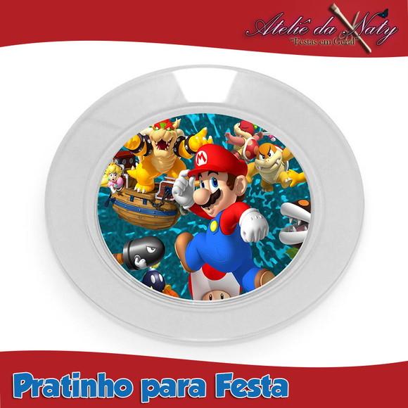 Pratinho para Festas - Mario Bros