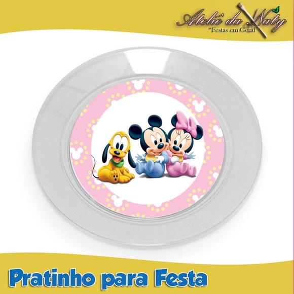Pratinho para Festas - Mickey e Minnie Baby