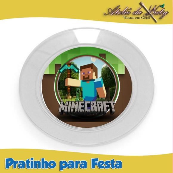 Pratinho para Festas - Minecraft