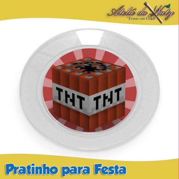 Pratinho para Festas - Minecraft