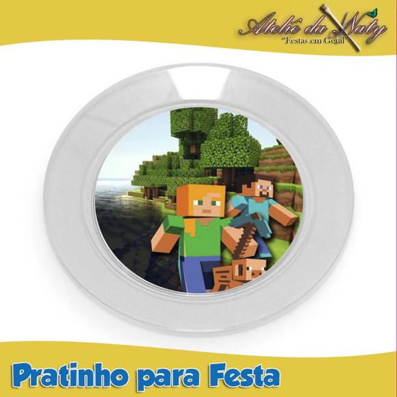 Pratinho para Festas - Minecraft