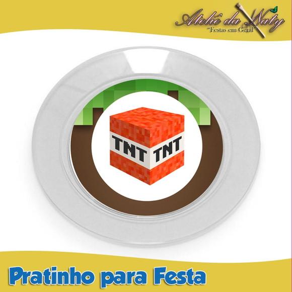 Pratinho para Festas - Minecraft