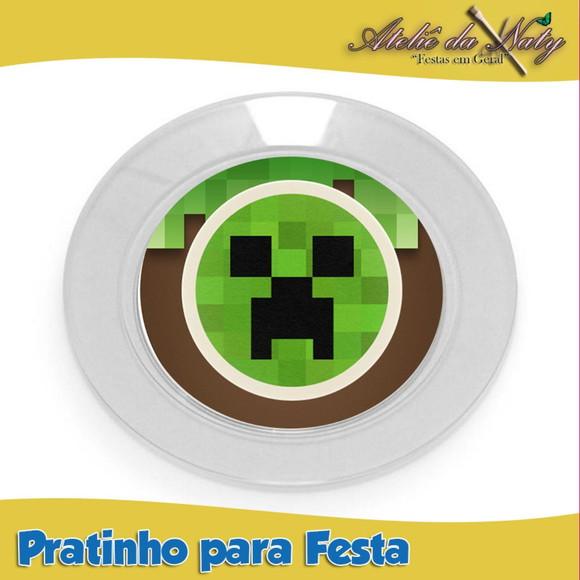 Pratinho para Festas - Minecraft