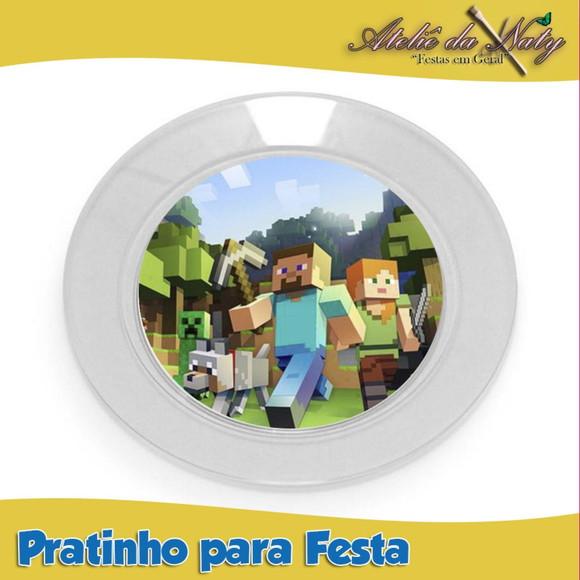 Pratinho para Festas - Minecraft
