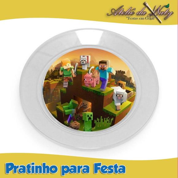 Pratinho para Festas - Minecraft
