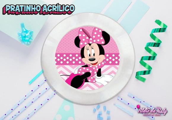 Pratinho para Festas - Minnie Rosa
