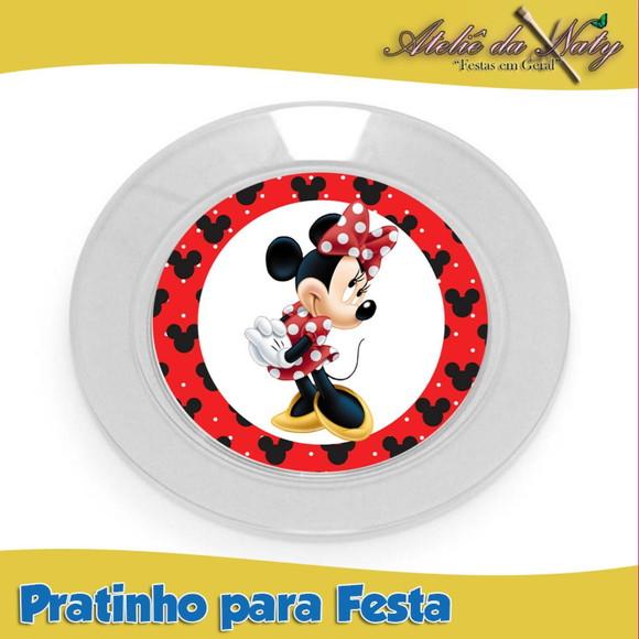 Pratinho para Festas - Minnie Vermelha