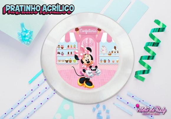 Pratinho para Festas - Minnie Rosa