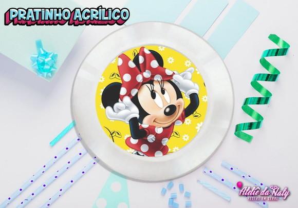 Pratinho para Festas - Minnie Vermelha