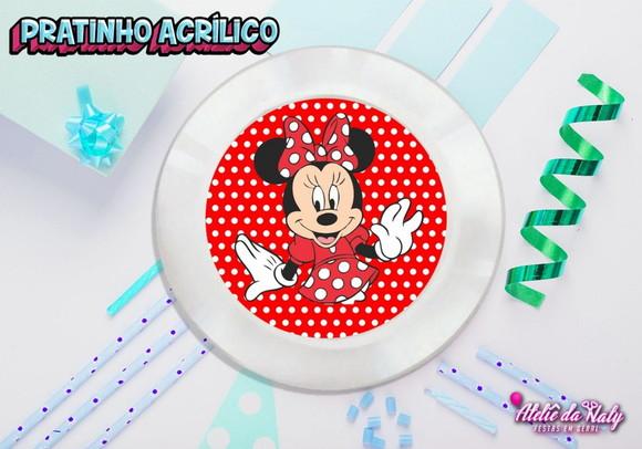 Pratinho para Festas - Minnie Vermelha